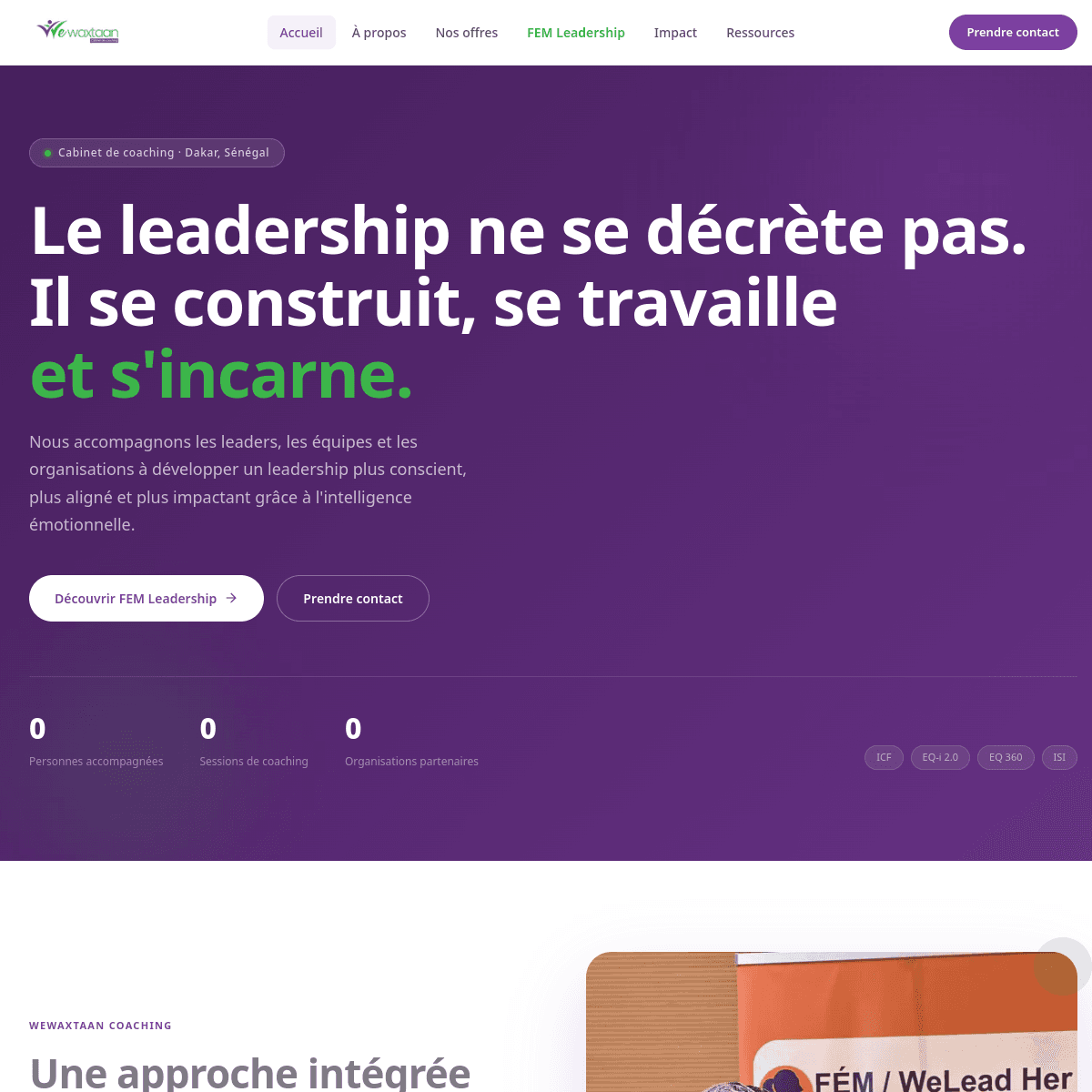 Capture d'écran Wewaxtaan Coaching